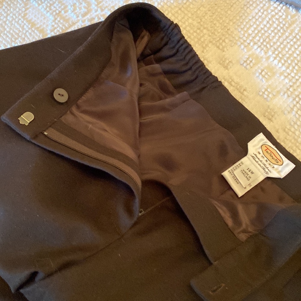NWT Talbots wool slacks/ size 14w - Picture 3 of 5